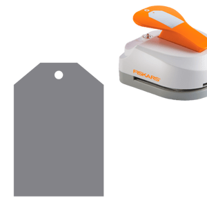 Fiskars Simple Tag Maker with Built-in Eyelet Setter (2" x 3")