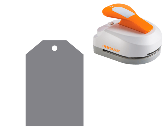 Fiskars Simple Tag Maker with Built-in Eyelet Setter (2" x 3")
