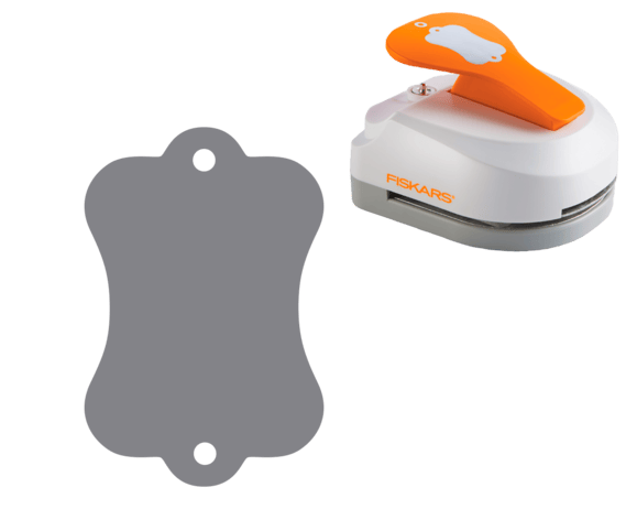 Fiskars Label Tag Maker with Built-in Eyelet Setter (2" x 3")
