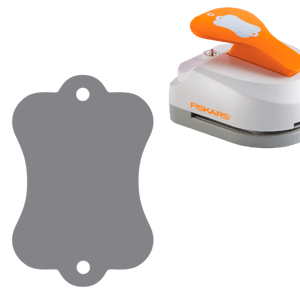 Fiskars Label Tag Maker with Built-in Eyelet Setter (2" x 3")