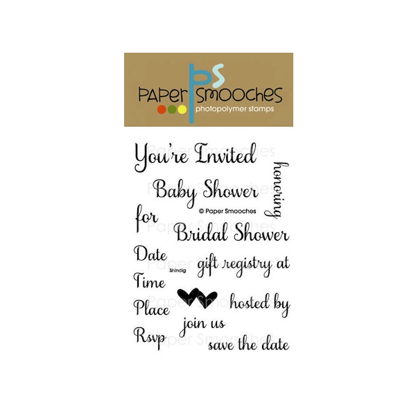 Paper Smooches Clear Stamp - Shindig