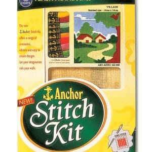 Anchor Stitch Kit - Village (14cm x 16cm)