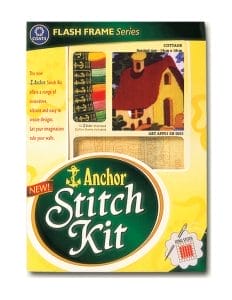 Anchor Stitch Kit - Cottage (14cm x 16cm)