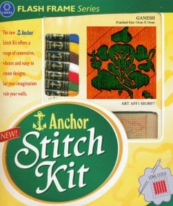 Anchor Stitch Kit - Ganesha (14cm x 16cm)