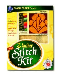 Anchor Stitch Kit - Ganapathy (14cm x 16cm)