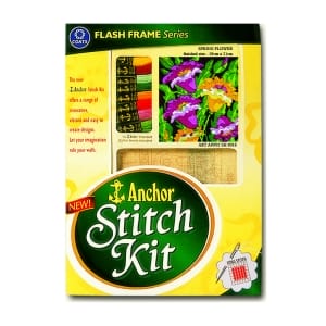 Anchor Stitch Kit - Spring Flowers (19cm x 21cm)