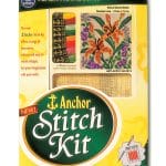 Anchor Stitch Kit - Wild Blossoms (19cm x 21cm)