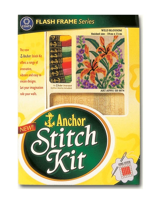 Anchor Stitch Kit - Wild Blossoms (19cm x 21cm) askaff200000074 main wild blossoms Anchor Stitch Kit - Wild Blossoms (19cm x 21cm)