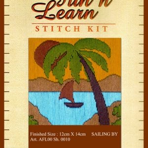 Anchor Stitch Kit - Sailing by (12cm x 14cm)