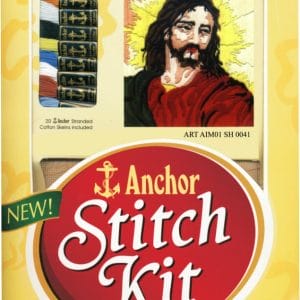 Anchor Stitch Kit - Jesus (22cm x 25cm)