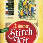 Anchor Stitch Kit - Perching Parakeets (28cm x 36cm)