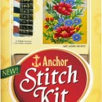 Anchor Stitch Kit - Glossy Flowers (28cm x 36cm)