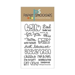 Paper Smooches Clear Stamp - Word Up