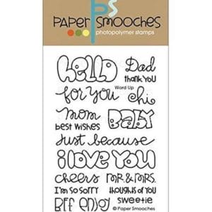 Paper Smooches Clear Stamp - Word Up
