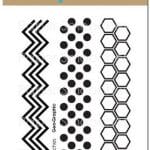 Paper Smooches Clear Stamp -  Geo Graphic