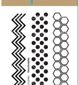 Paper Smooches Clear Stamp - Geo Graphic