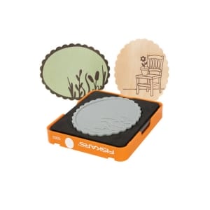 Fiskars Thick Material Medium Design Set - Scalloped Oval