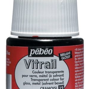 Pebeo Vitrail Satin Glass Color (45ml) - Crimson