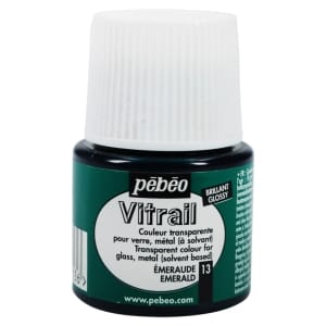 Pebeo Vitrail Satin Glass Color (45ml) - Emerald