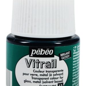 Pebeo Vitrail Satin Glass Color (45ml) - Emerald