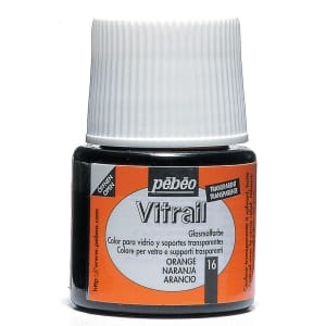 Pebeo Vitrail Satin Glass Color (45ml) - Orange