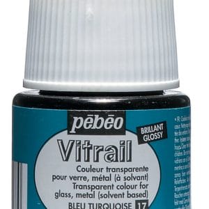 Pebeo Vitrail Satin Glass Color (45ml) - Turquoise