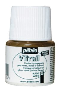 Pebeo Vitrail Satin Glass Color (45ml) - White