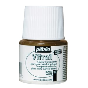 Pebeo Vitrail Satin Glass Color (45ml) - White