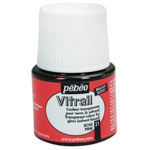 Pebeo Vitrail Satin Glass Color (45ml) - Pink