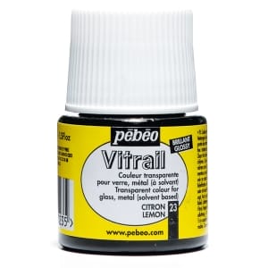 Pebeo Vitrail Satin Glass Color (45ml) - Lemon