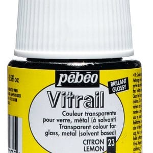 Pebeo Vitrail Satin Glass Color (45ml) - Lemon