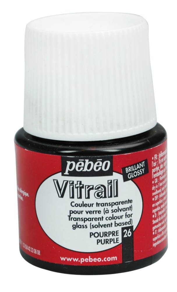Pebeo Vitrail Satin Glass Color (45ml) - Purple