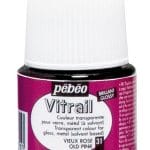 Pebeo Vitrail Satin Glass Color (45ml) - Old Pink