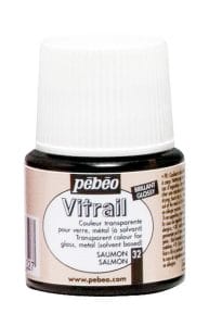 Pebeo Vitrail Satin Glass Color (45ml) - Salmon