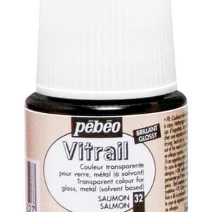 Pebeo Vitrail Satin Glass Color (45ml) - Salmon