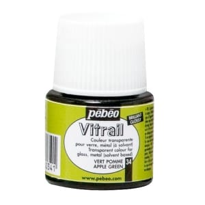 Pebeo Vitrail Satin Glass Color (45ml) - Apple Green