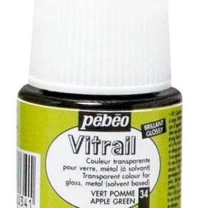 Pebeo Vitrail Satin Glass Color (45ml) - Apple Green