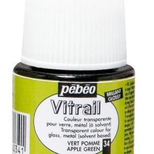 Pebeo Vitrail Satin Glass Color (45ml) - Apple Green