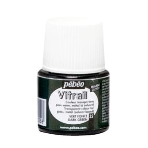 Pebeo Vitrail Satin Glass Color (45ml) - Dark Green