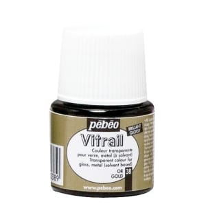 Pebeo Vitrail Satin Glass Color (45ml) - Gold