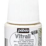 Pebeo Vitrail Satin Glass Color (45ml) - Pearl