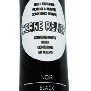 Pebeo Vitrail Cerne Relief Outliner 20ml Tube - Black