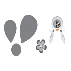 Fiskars Squeeze Punch L - Petal