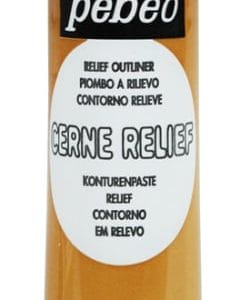 Pebeo Vitrail Cerne Relief Outliner 20ml Tube - Vermeil Gold