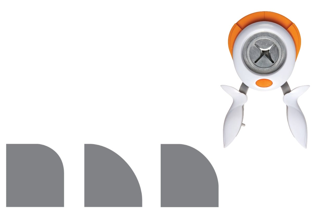 Fiskars 3-in-1 Corner Squeeze Punch - Radius 5852 Fiskars 3-in-1 Corner Squeeze Punch - Radius