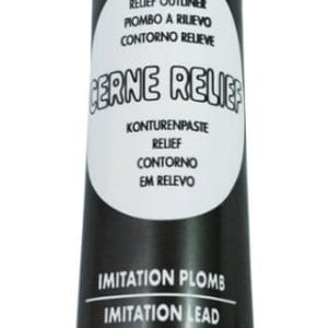 Pebeo Vitrail Cerne Relief Outliner 20ml Tube - Grey