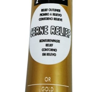 Pebeo Vitrail Cerne Relief Outliner 20ml Tube - Gold