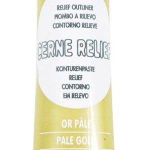 Pebeo Vitrail Cerne Relief Outliner 20ml Tube - Pale Gold