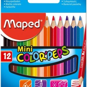 Maped Twelve Mini Colouring Pencils