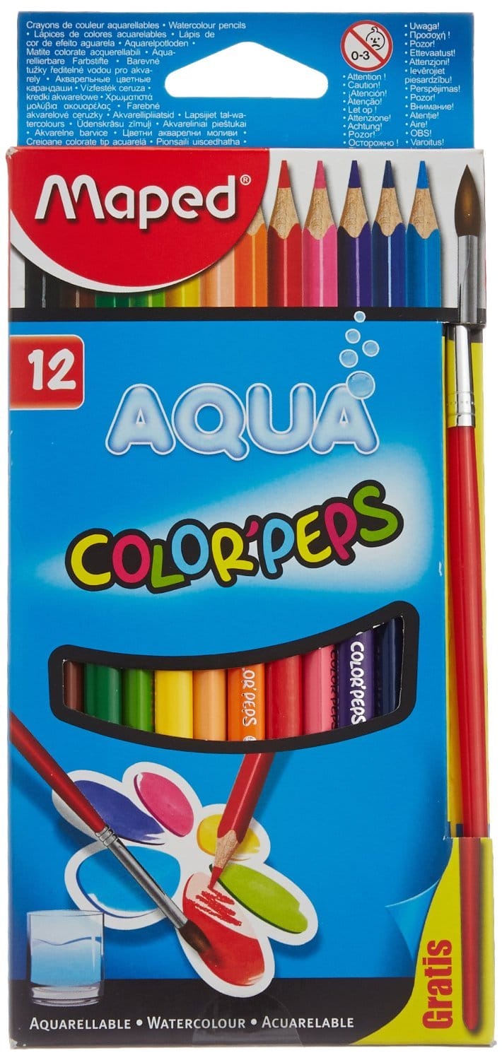 Maped Color'Peps Water Coloured Pencils 836011 Maped Color'Peps Water Coloured Pencils